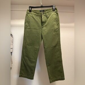 J. Crew Olive Chinos for women